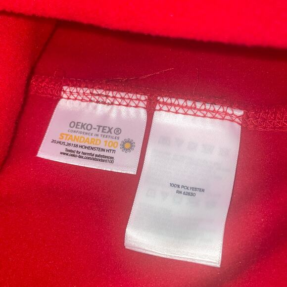 Lands' End Anyweather Fleece Jacket Womens Medium 10-12 Full Zip Pockets Coat - Picture 11 of 13